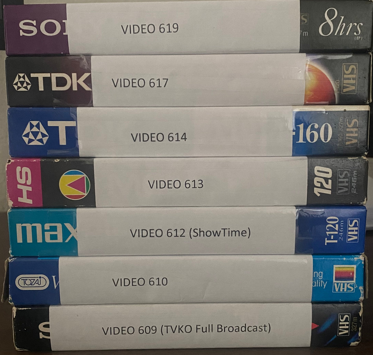 VHS-tapes Bulk #5