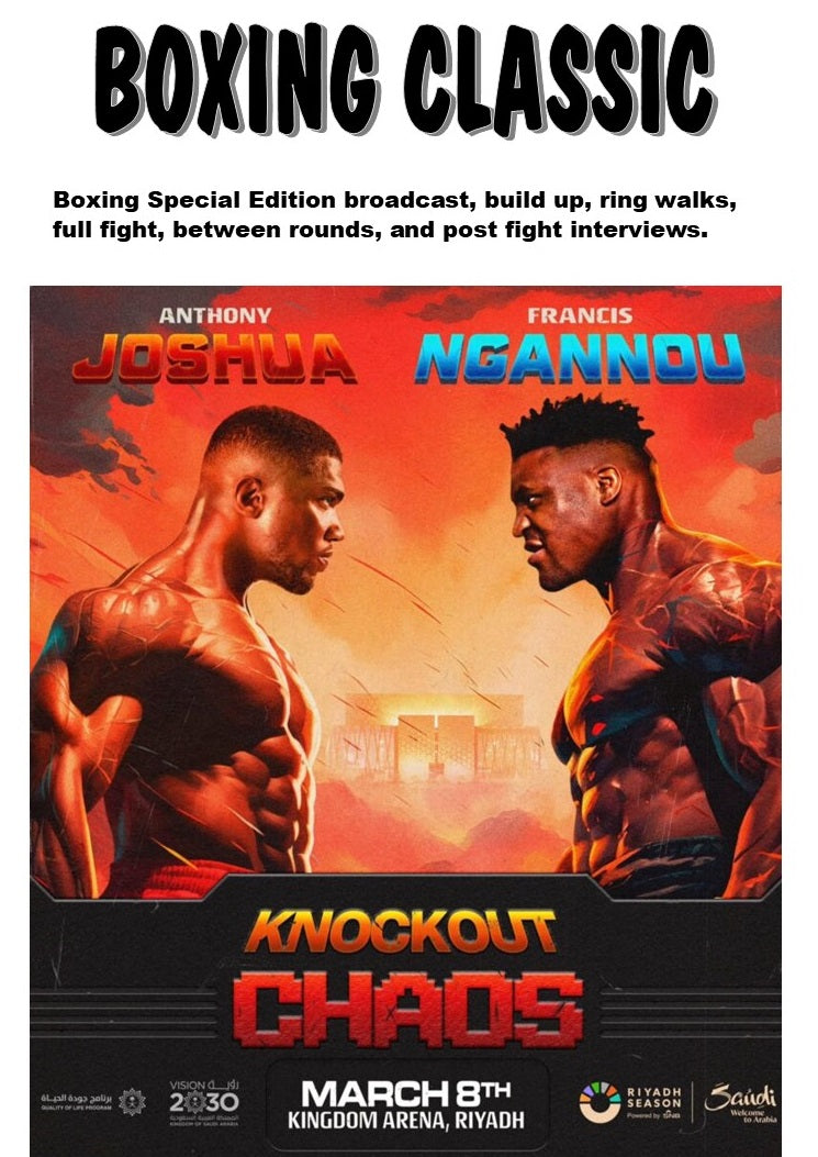Anthony Joshua vs. Francis Ngannou - Full card