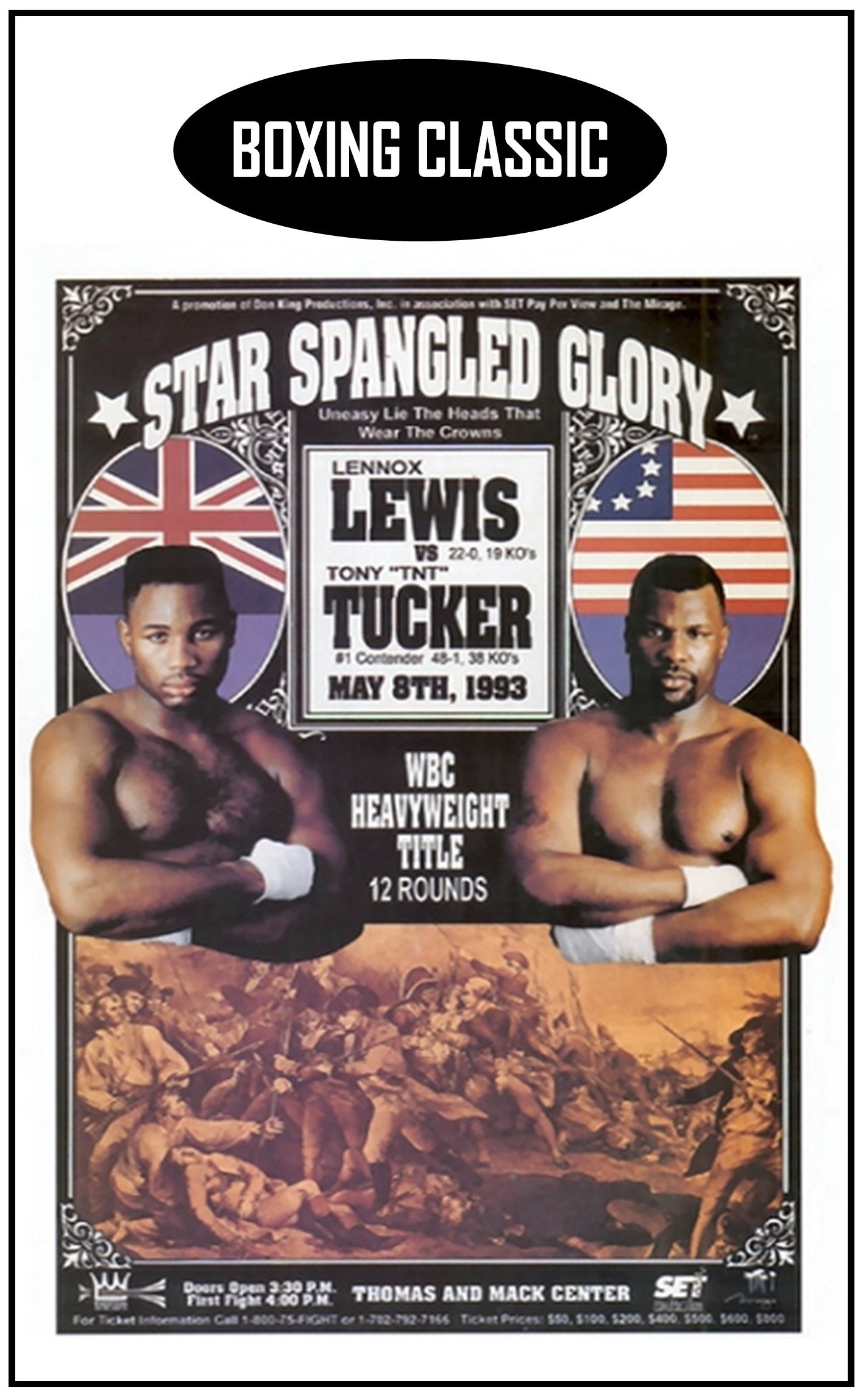 Lennox Lewis vs Tony Tucker - Close Circuit Full Broadcast