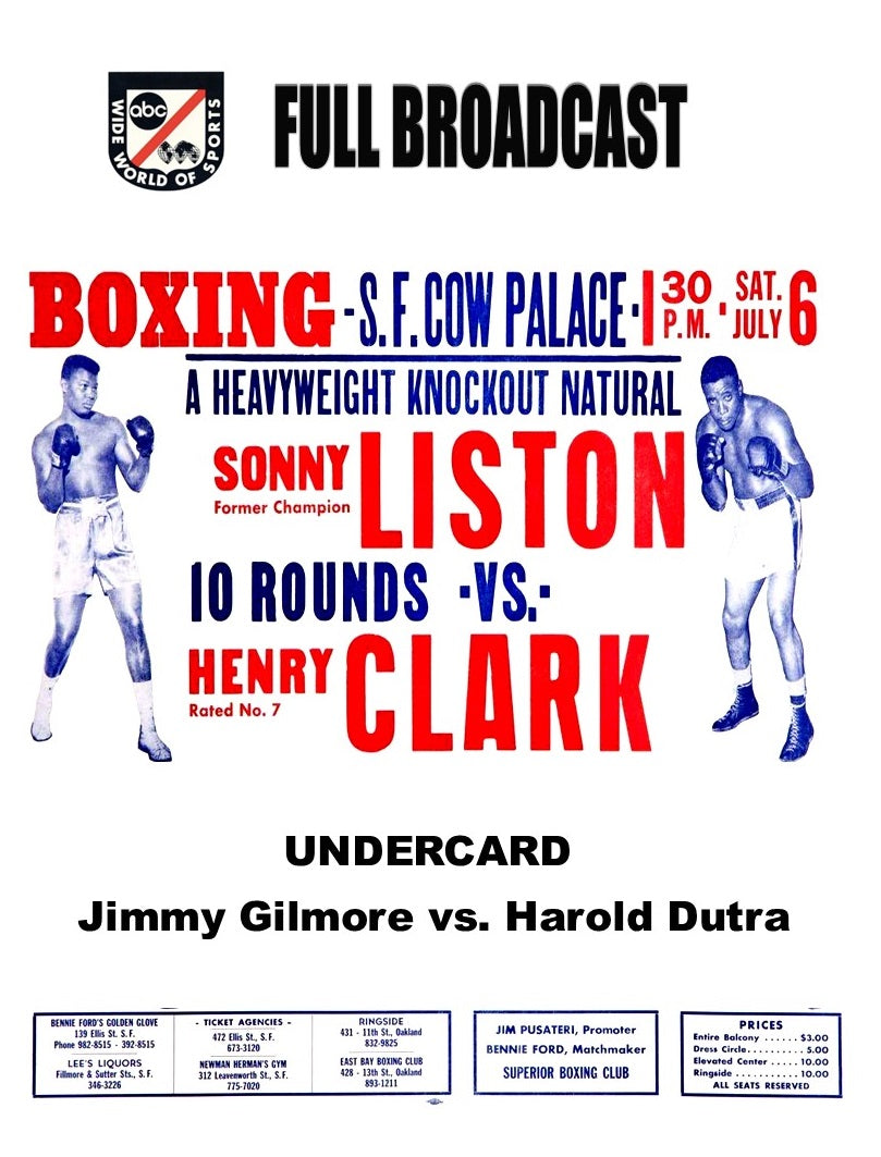 Sonny Liston vs. Henry Clark (ABC-Full broadcast)