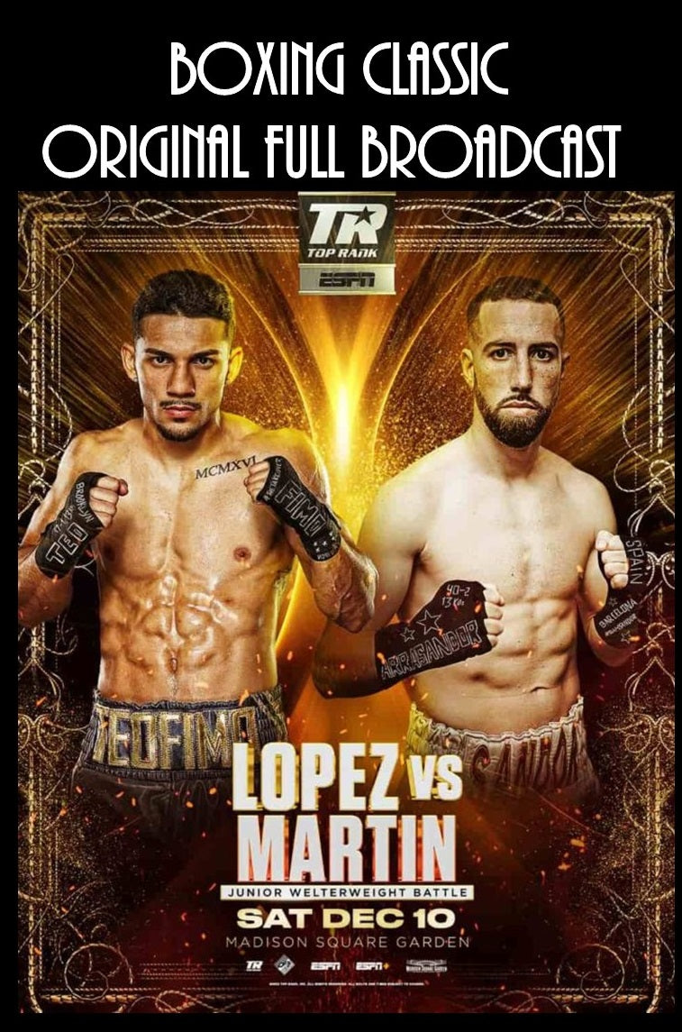 Teofimo Lopez vs. Sandor Martin (Full Broadcast)