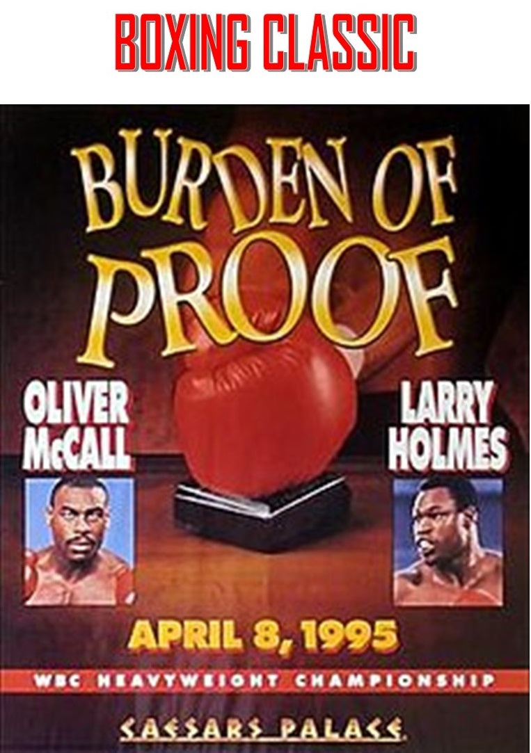 Holmes vs McCall - Full Broadcast