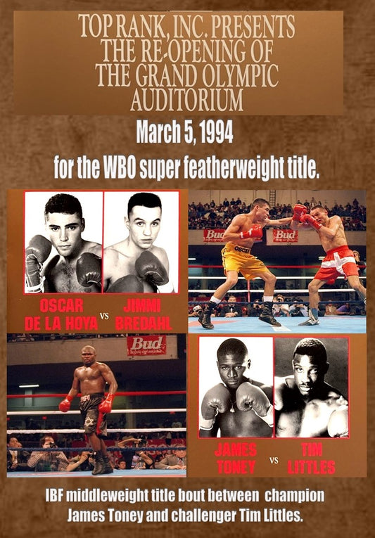 De La Hoya vs. Bredahl + Toney vs. Littles