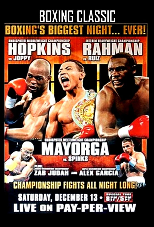 Hopkins vs. Joppy - PPV - Boxing Classic