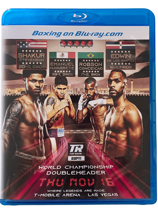 Shakur Stevenson vs. Edwin De Los Santos (2-Disc Blu-ray)
