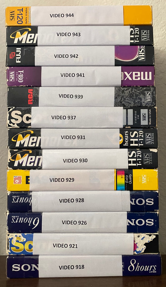 Bulk #2 Vhs-tapes (rare fight)