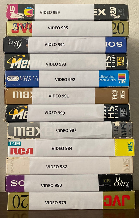 Bulk #3 Vhs-tapes (rare fight)