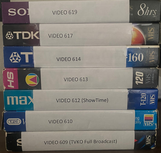 VHS-tapes Bulk #5