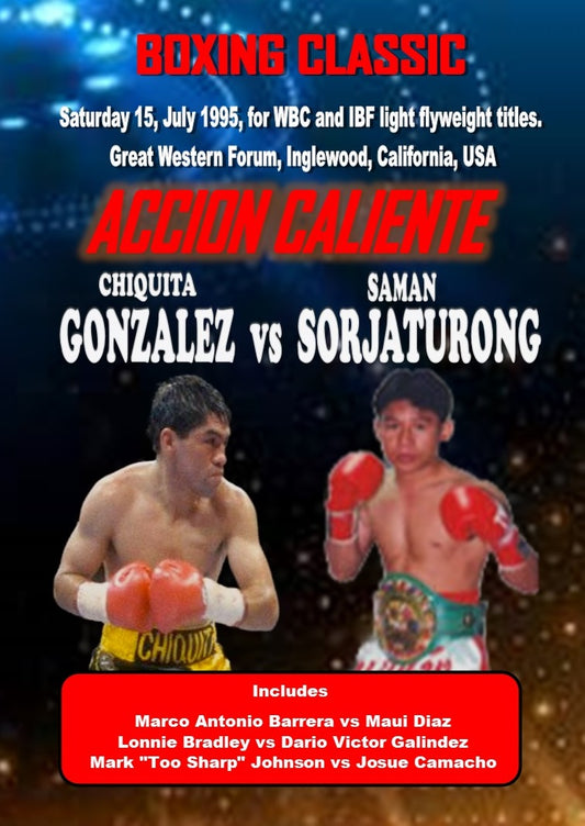 "Chiquita" Gonzalez vs Saman Sorjaturong - Full Broadcast