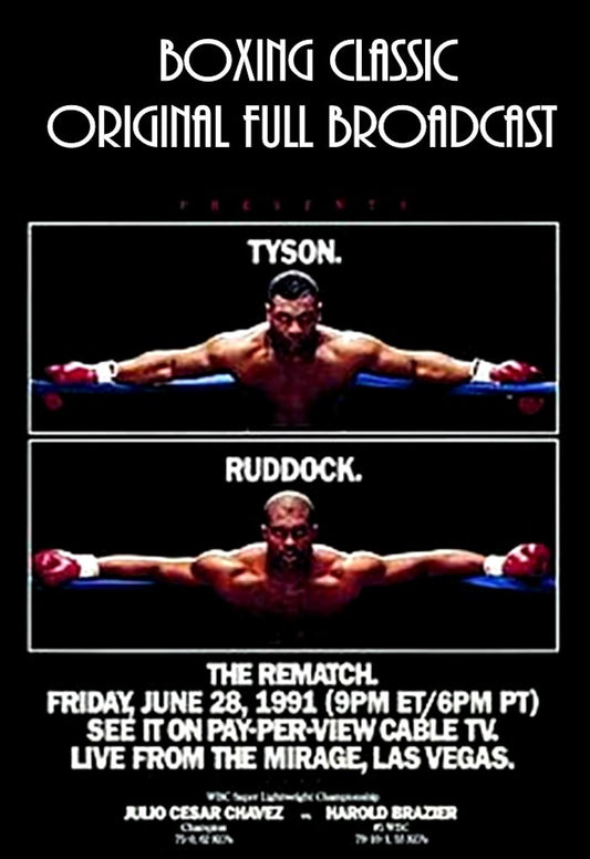 Tyson Vs. Ruddock II -The Rematch-Full broadcast